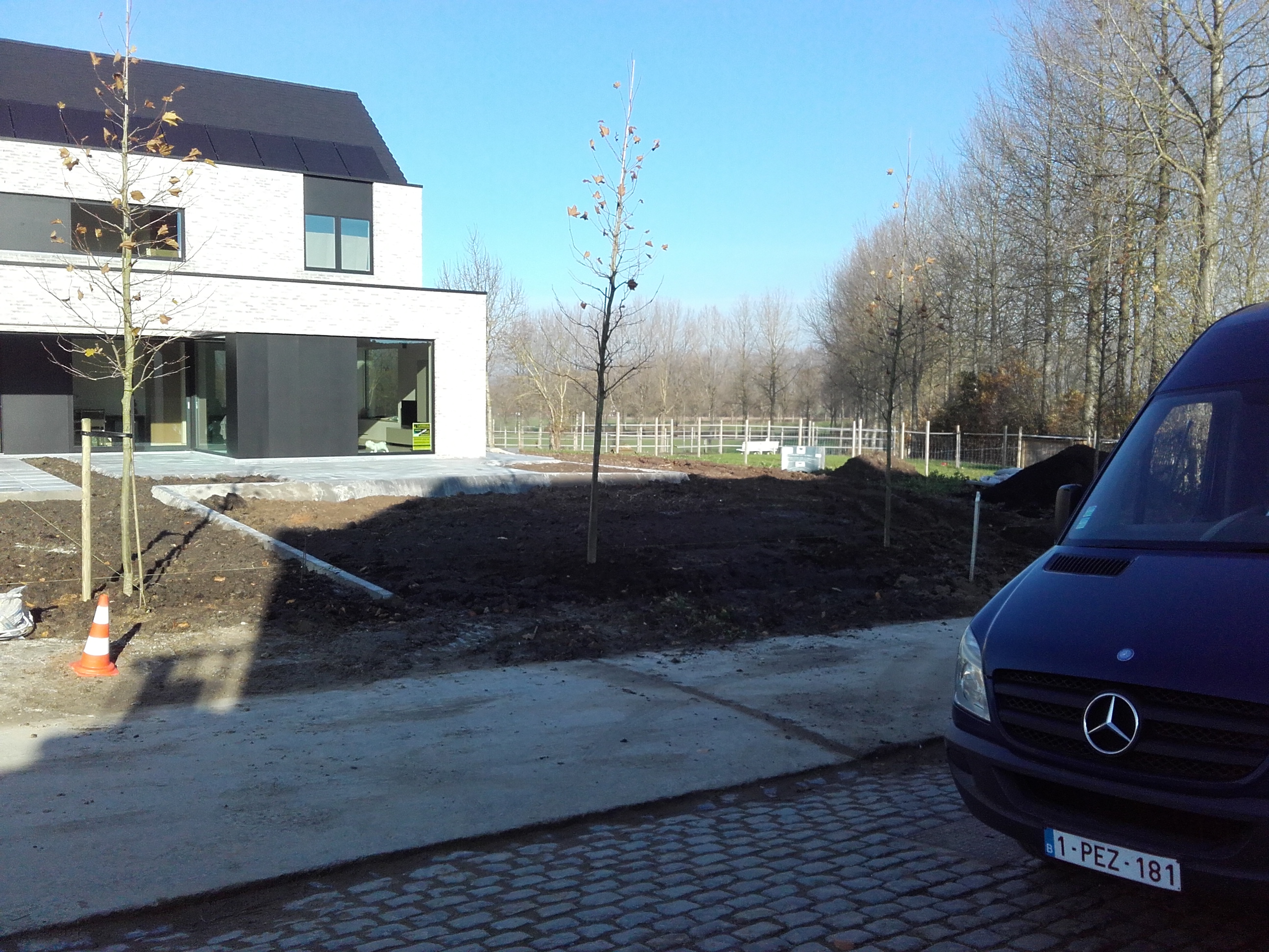 Oprit en terras Sint-Lievens-Esse