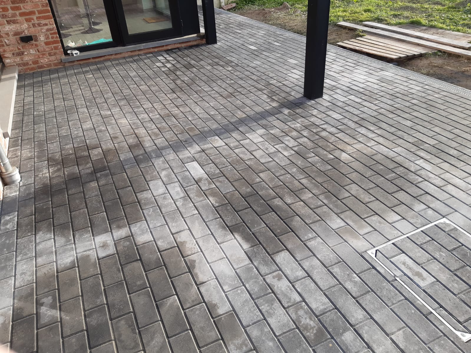 Verharding met klinkers